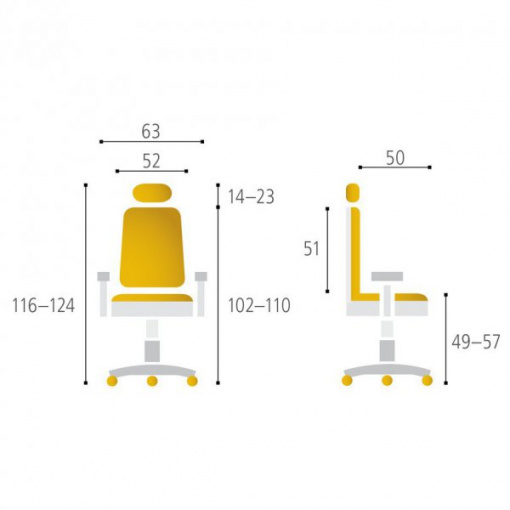 Síťovaná židle SATURN - parametry