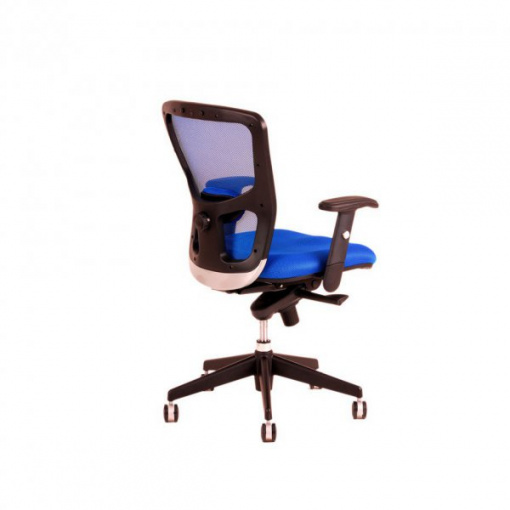 Síťovaná židle DIKE - zezadu, modrá