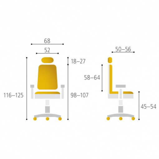 Síťovaná židle SIRIUS - parametry