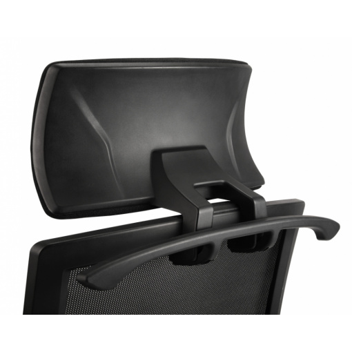 Síťovaná židle GAME ŠÉF VIP - pevný čalouněný podhlavník s ramínkem
