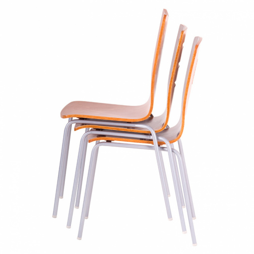 Jídelní dřevěná židle NELA - stohovatelnost