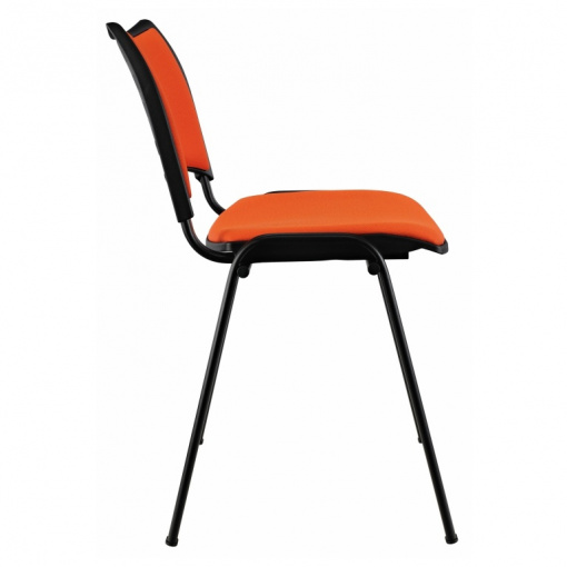 Jednací čalouněná židle SMART - černá kostra