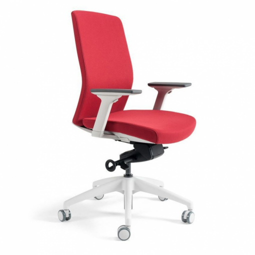 Kancelářská čalouněná židle J2 WHITE BP