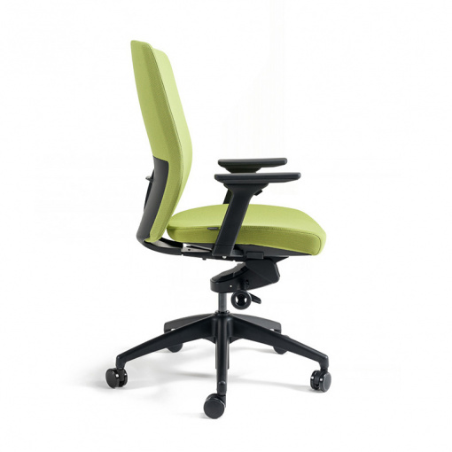 Kancelářská čalouněná židle J2 BP - bez podhlavníku, čalounění 203 zelená