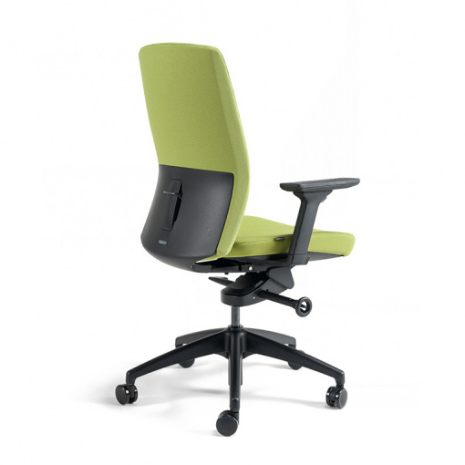 Kancelářská čalouněná židle J2 BP - bez podhlavníku, čalounění 203 zelená