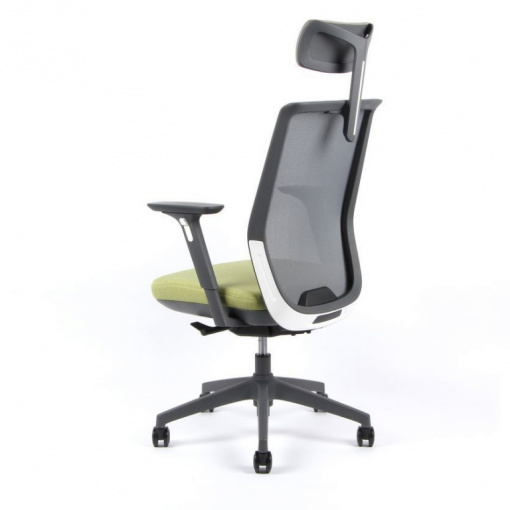 Kancelářská síťovaná židle PORTIA 1801 šedá/zelená