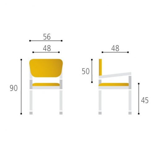 Síťovaná židle CALYPSO MEETING - parametry