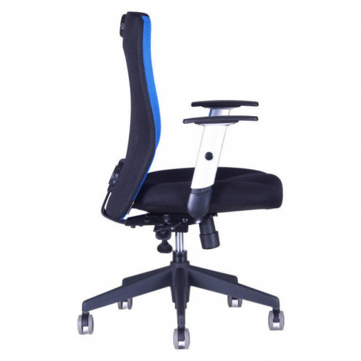 Síťovaná židle CALYPSO XL - zboku (modrá)