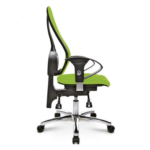 Kancelářská balanční židle SITNESS 15 potah G05 - boční pohled