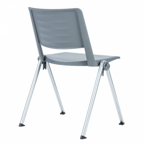 Konferenční plastová židle 2200 RAVE PG - šedý lak nohou, šedý plast P02