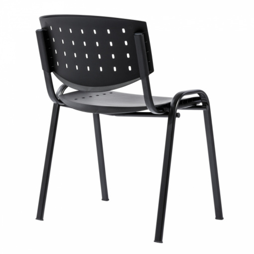 Konferenční plastová židle TAURUS PN LAYER - černá