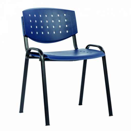Konferenční plastová židle TAURUS PN LAYER - modrá
