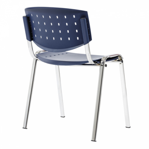 Konferenční plastová židle TAURUS PC LAYER - modrá