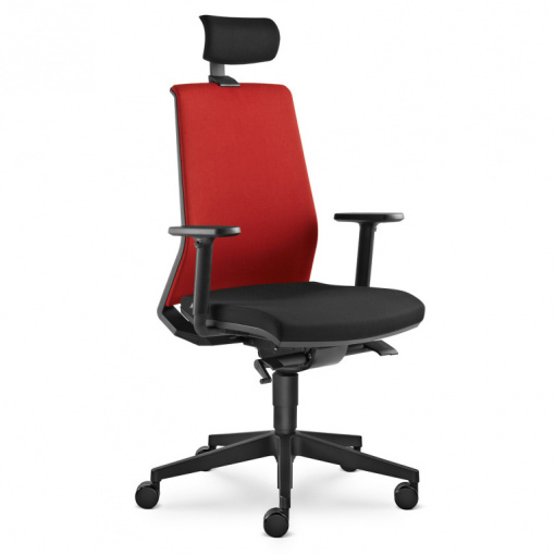 Kancelářská síťovaná židle LOOK 370-SYS s podhlavníkem