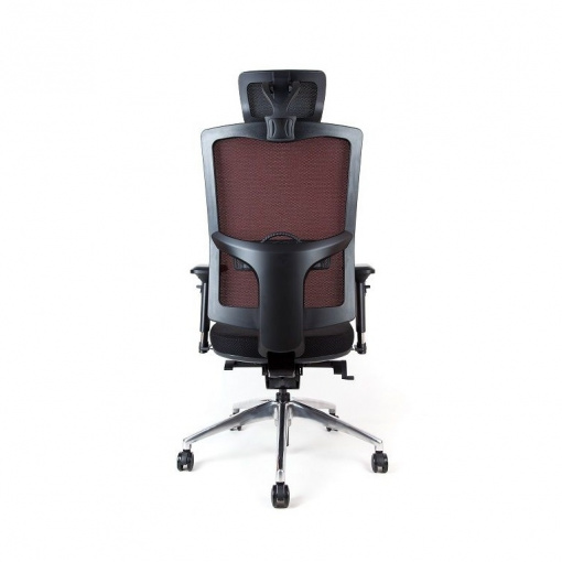 Síťovaná židle Emagra X5 - nové látky, všechny plasty černé