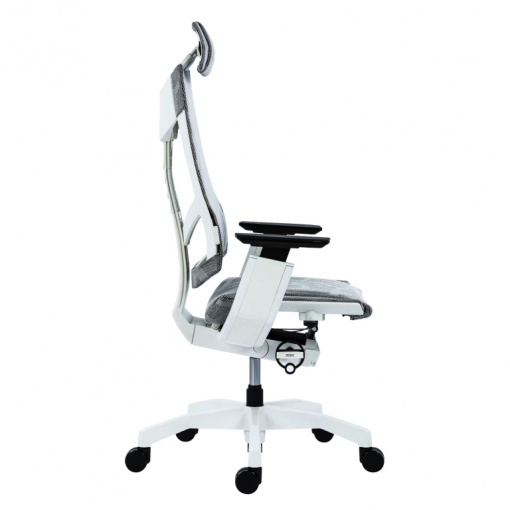 Exkluzivní kancelářská židle GENIDIA WW white mesh