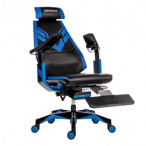 Exkluzivní herní židle GENIDIA GAMING blue