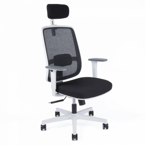 Síťovaná bílá kancelářská židle CANTO WHITE