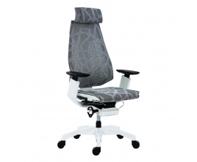 Exkluzivní kancelářská židle GENIDIA WHITE