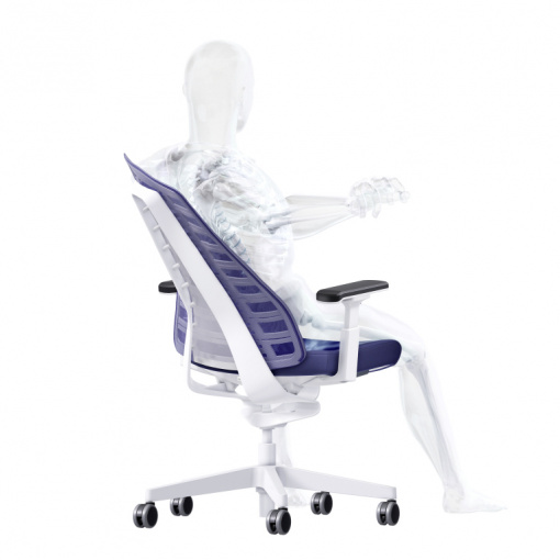 Kancelářská síťovaná židle PUREis3 PU213 - aktivní pohyb těla