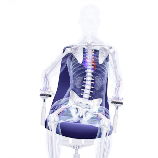 Kancelářská síťovaná židle PUREis3 PU213 - aktivní pohyb těla