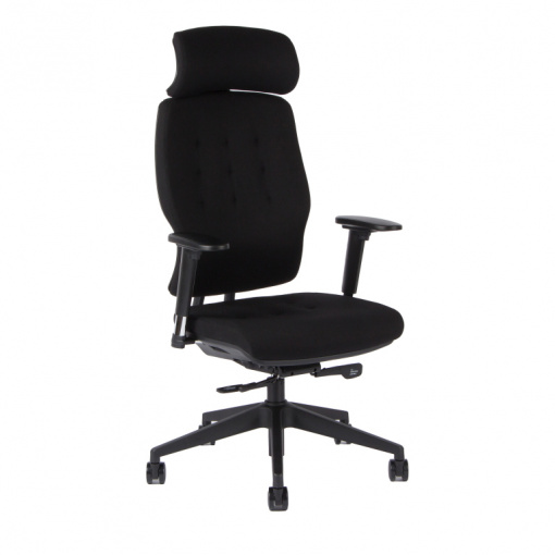Kancelářská čalouněná židle SELENE - F91 černá
