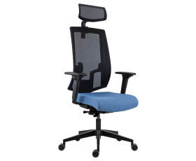 Síťovaná židle 2900 SYN-B LAPEL PDH ALU černá