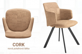 Nová potahová látka z korku