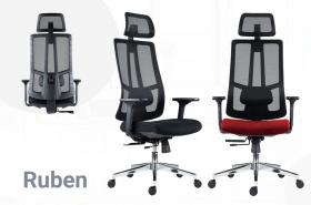 Kancelářská síťovaná židle RUBEN