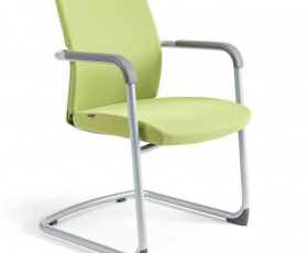 Jednací čalouněná židle JCON WHITE