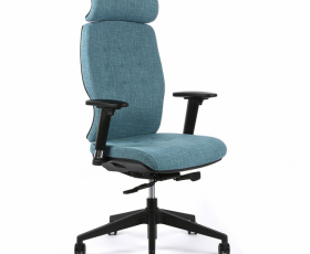 Kancelářská čalouněná židle SELENE s podhlavníkem